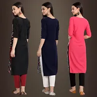 Fancy Crepe Kurtis for Women Pack Of 3-thumb1