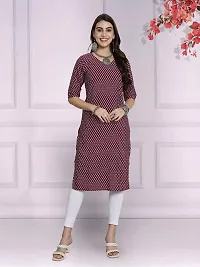 Attractive Multicoloured Printed Crepe Kurta Combo Of 2-thumb1