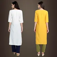 Fancy Crepe Kurtis for Women Pack Of 2-thumb1