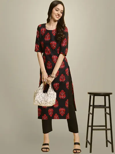 Fancy Crepe Printed Kurti