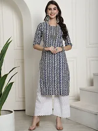 Fancy Crepe Printed Kurtas For Women Pack Of 6-thumb2