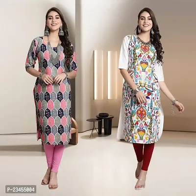 Fancy Rayon Kurtis For Women Pack Of 2