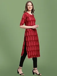 Stylish Crepe Printed Kurti For Women-thumb2