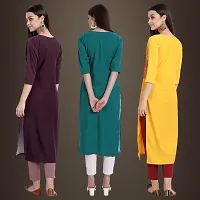 Fancy Crepe Kurtis for Women Pack Of 3-thumb1