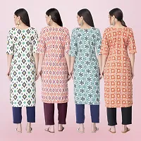 Women Stylish Crepe Printed Straight Kurta-thumb1