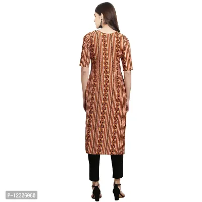 Straight Multicoloured Printed Crepe Kurta Pack Of 2-thumb3