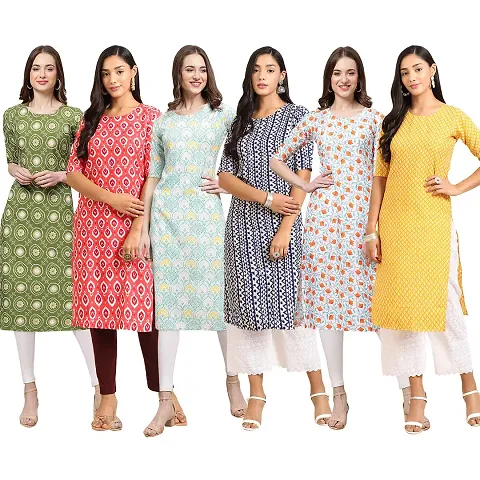 Stylish Crepe Stitched Kurta For Women Pack of