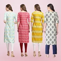 Women Stylish Crepe Printed Straight Kurta-thumb1