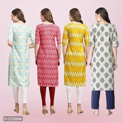 Women Stylish Crepe Printed Straight Kurta-thumb2