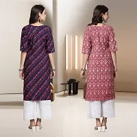 Fancy Rayon Kurtis For Women Pack Of 2-thumb1