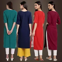 Fancy Crepe Kurtis for Women Pack Of 4-thumb1