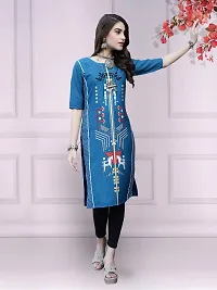 Stylish Multicoloured Crepe Stitched Kurta For Women Combo Of 2-thumb2