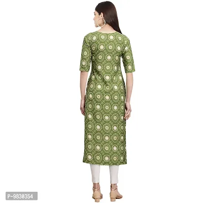 Women Crepe Digital Printed Straight Kurti  Pack of 6-thumb2