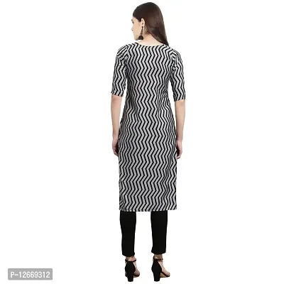 Women Crepe Digital Printed Straight Kurti  Pack of 3-thumb4