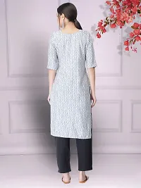 Stylish Crepe Stitched Kurta For Women-thumb2