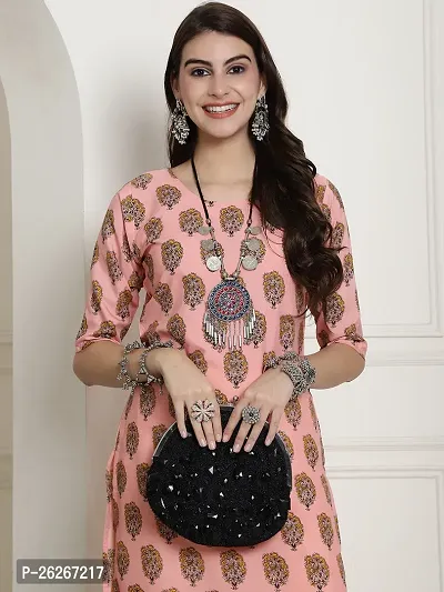 Stylish Multicoloured Crepe Printed Kurta For Women Combo Of 2-thumb2