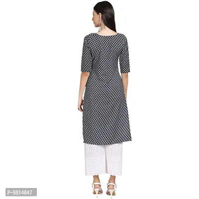 Women Crepe Digital Printed Straight Kurti  Pack of 6-thumb3