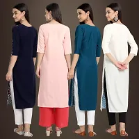 Fancy Crepe Kurtis for Women Pack Of 4-thumb1