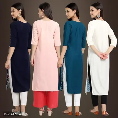 Fancy Crepe Kurtis for Women Pack Of 4-thumb2