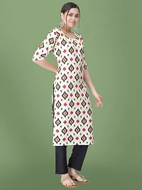 Stylish Crepe Printed Kurti For Women-thumb1