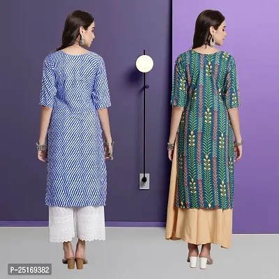 Fancy Crepe Kurtas For Women Pack Of 2-thumb2