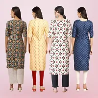 Women Stylish Crepe Printed Straight Kurta-thumb1