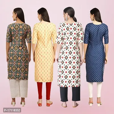 Women Stylish Crepe Printed Straight Kurta-thumb2