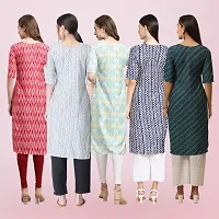 Women Stylish Crepe Printed Straight Kurta-thumb1