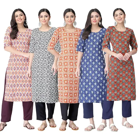 Classic Crepe Kurtis Combo For Women