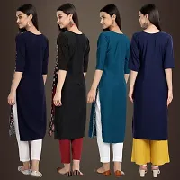 Fancy Crepe Kurtis for Women Pack Of 4-thumb1