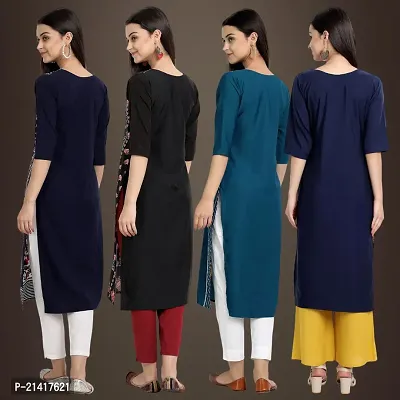 Fancy Crepe Kurtis for Women Pack Of 4-thumb2