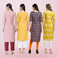 Women Stylish Crepe Printed Straight Kurta-thumb1