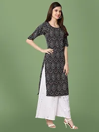 Stylish Crepe Printed Kurti For Women-thumb2