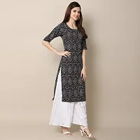 Stylish Women Crepe Straight Kurta-thumb2