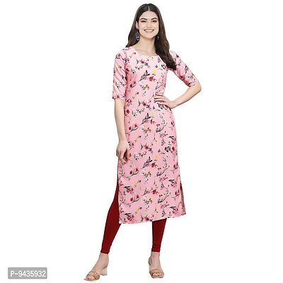 Stylish Women Crepe Straight Kurta-thumb0