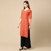 Stylish Women Crepe Straight Kurta-thumb1