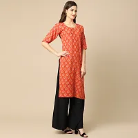 Stylish Women Crepe Straight Kurta-thumb2