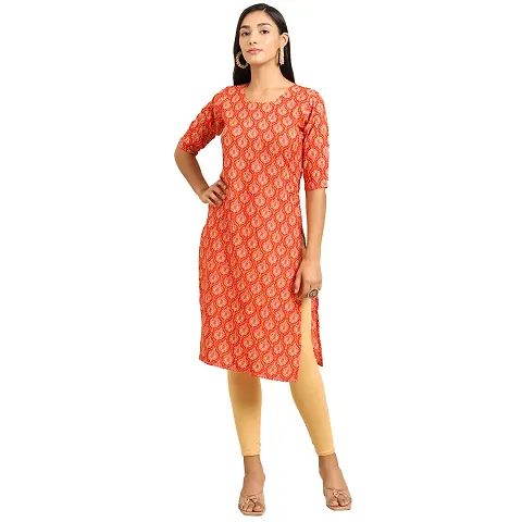 Stylish Crepe Striped Straight Kurta Vol 1