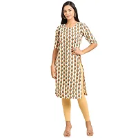 Stylish Women Crepe Straight Kurta-thumb1