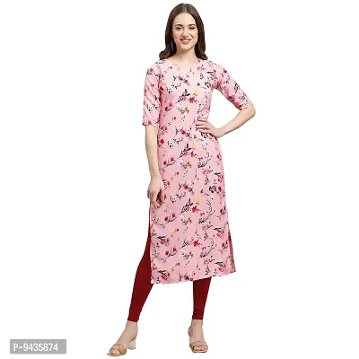 Stylish Women Crepe Straight Kurta-thumb0