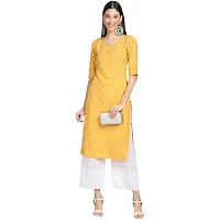 Stylish Women Crepe Straight Kurta-thumb1