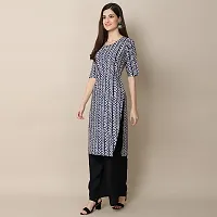 Stylish Women Crepe Straight Kurta-thumb1