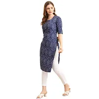 Stylish Women Crepe Straight Kurta-thumb1