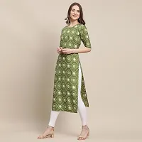 Stylish Women Crepe Straight Kurta-thumb1