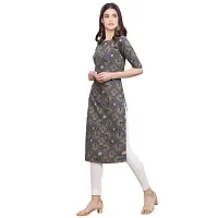 Stylish Women Crepe Straight Kurta-thumb1