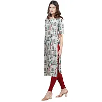 Stylish Women Crepe Straight Kurta-thumb1