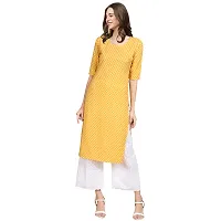 Stylish Women Crepe Straight Kurta-thumb1