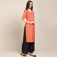 Stylish Women Crepe Straight Kurta-thumb2