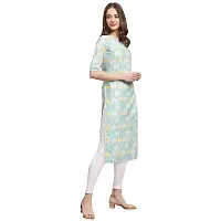 Stylish Women Crepe Straight Kurta-thumb1