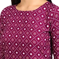 Stylish Women Crepe Straight Kurta-thumb2